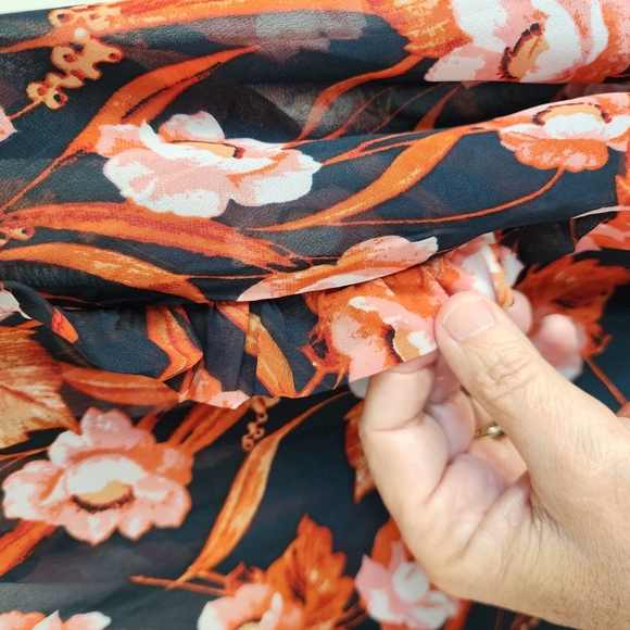 ICHI Denmark Floral Women's Blouse 2 Piece Blouse - Floral NWT - Picture 11 of 11